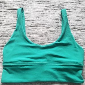 Lululemon Align Reversible Bra *Light Support A/B Cups 2021 Maldives Green Sz 4